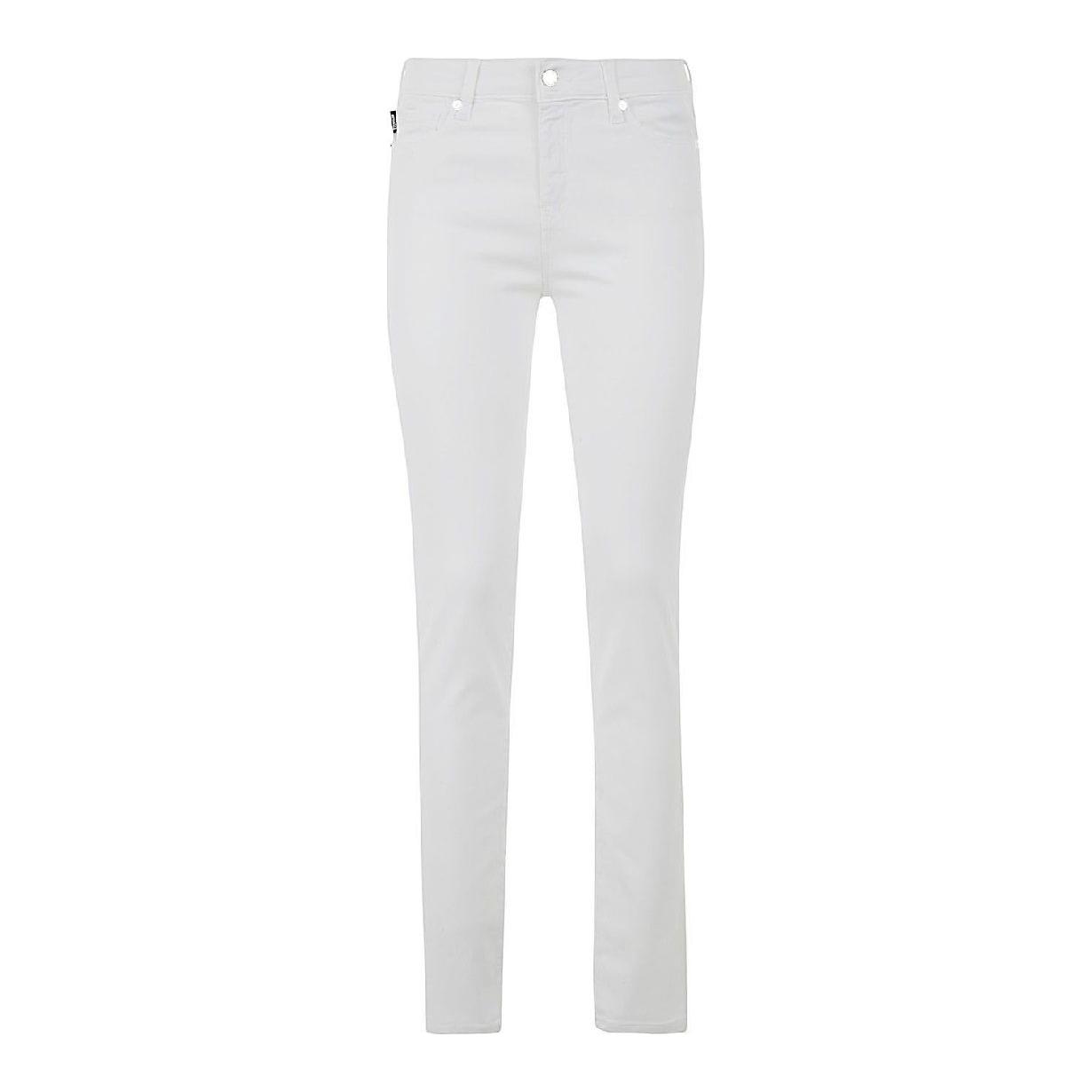 Love Moschino White Cotton Women's Jeans Love Moschino