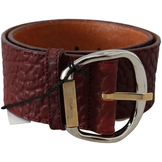 Elegant Brown Leather Fashion Belt