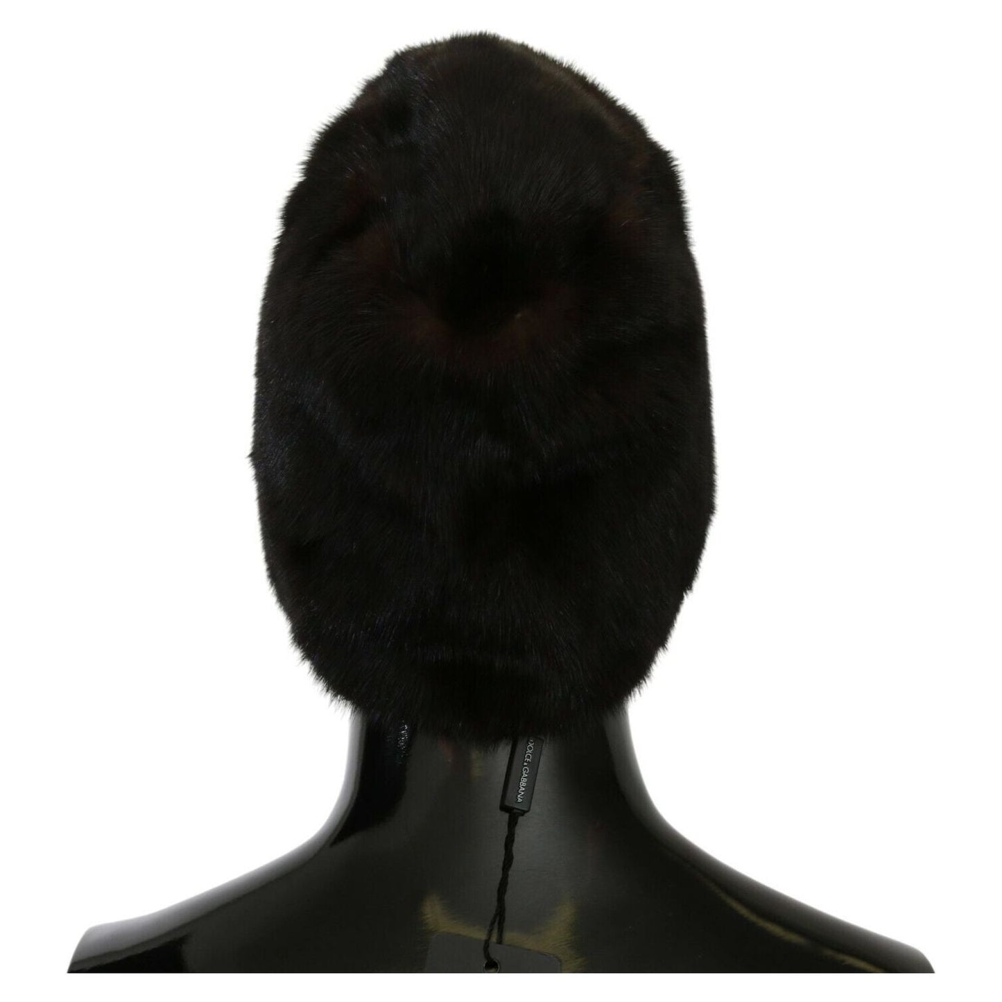 Dolce & Gabbana Elegant Black Silk Beanie - Chic Autumn/Winter Accessory Dolce & Gabbana