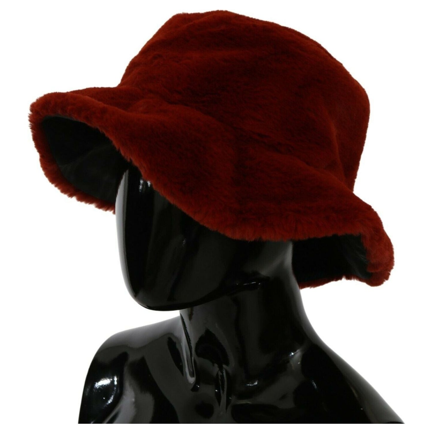 Dolce & Gabbana Elegant Red Bucket Cap with Logo Detailing Dolce & Gabbana