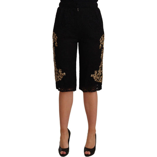 Dolce & Gabbana Elegant Knee Length Designer Shorts Shorts Dolce & Gabbana