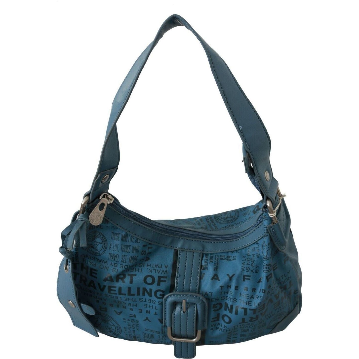 WAYFARER Chic Blue Fabric Shoulder Bag - Perfect for Everyday Elegance WOMAN SHOULDER BAGS WAYFARER