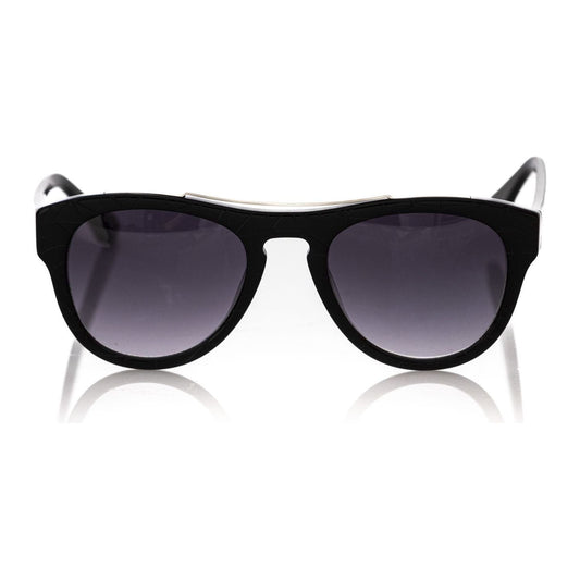 Frankie Morello Black Acetate Men Sunglass Frankie Morello