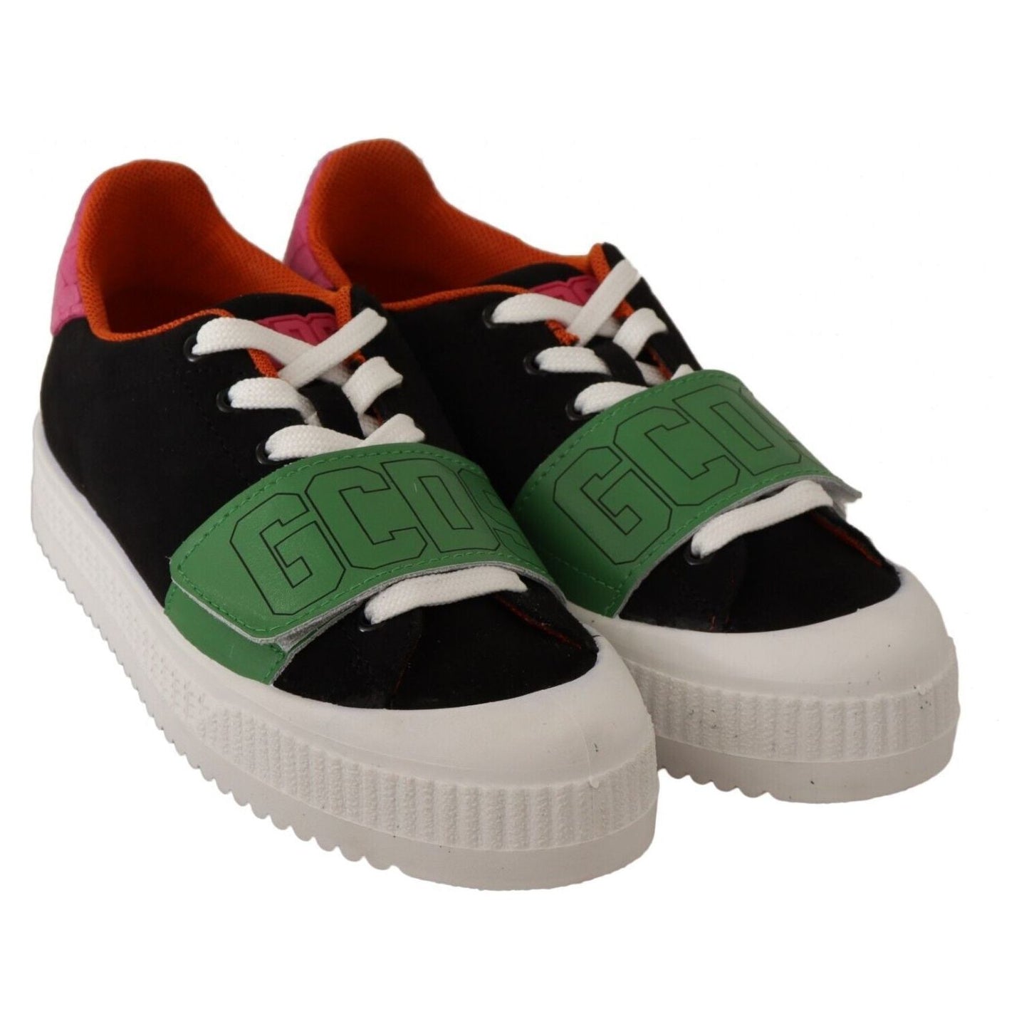 GCDS Stylish Multicolor Low Top Lace-Up Sneakers GCDS