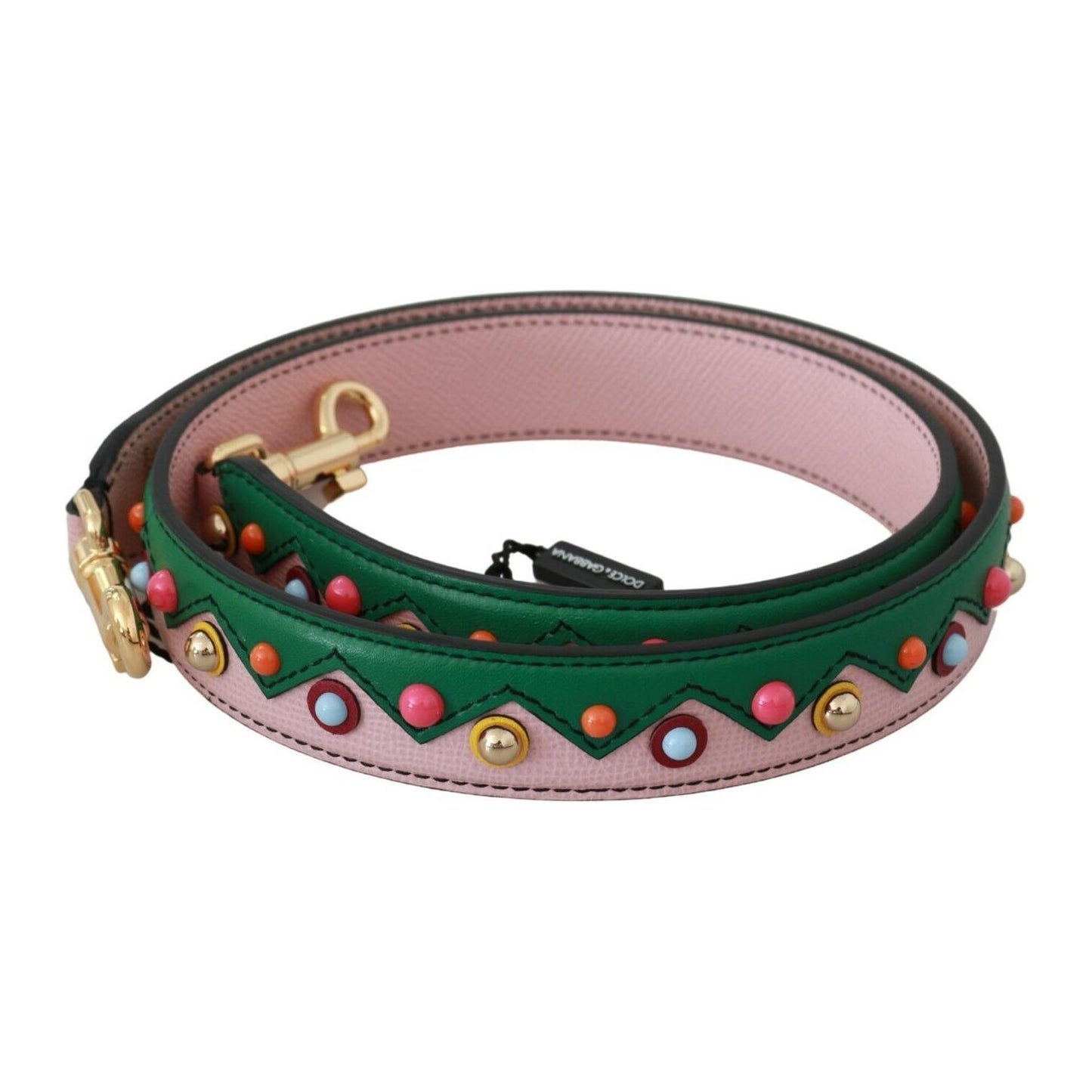 Dolce & Gabbana Elegant Multicolor Leather Shoulder Strap Dolce & Gabbana