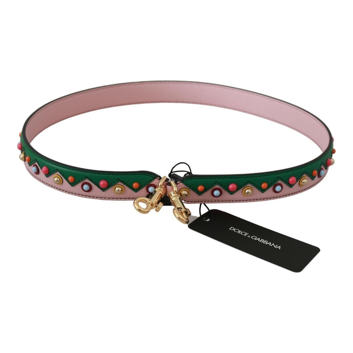 Dolce & Gabbana Elegant Multicolor Leather Shoulder Strap Dolce & Gabbana