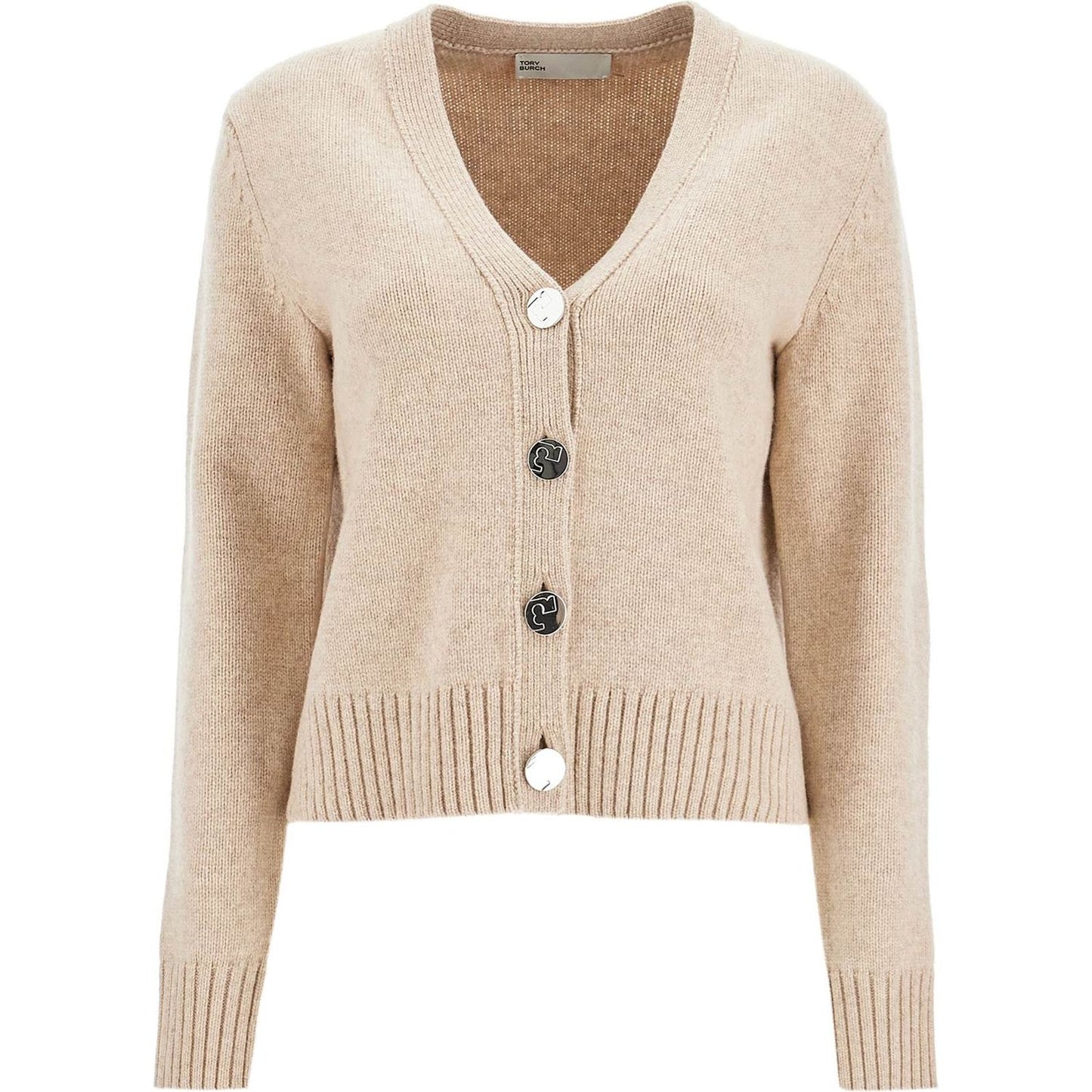 Tory Burch short wool cardigan for women Knitwear Tory Burch