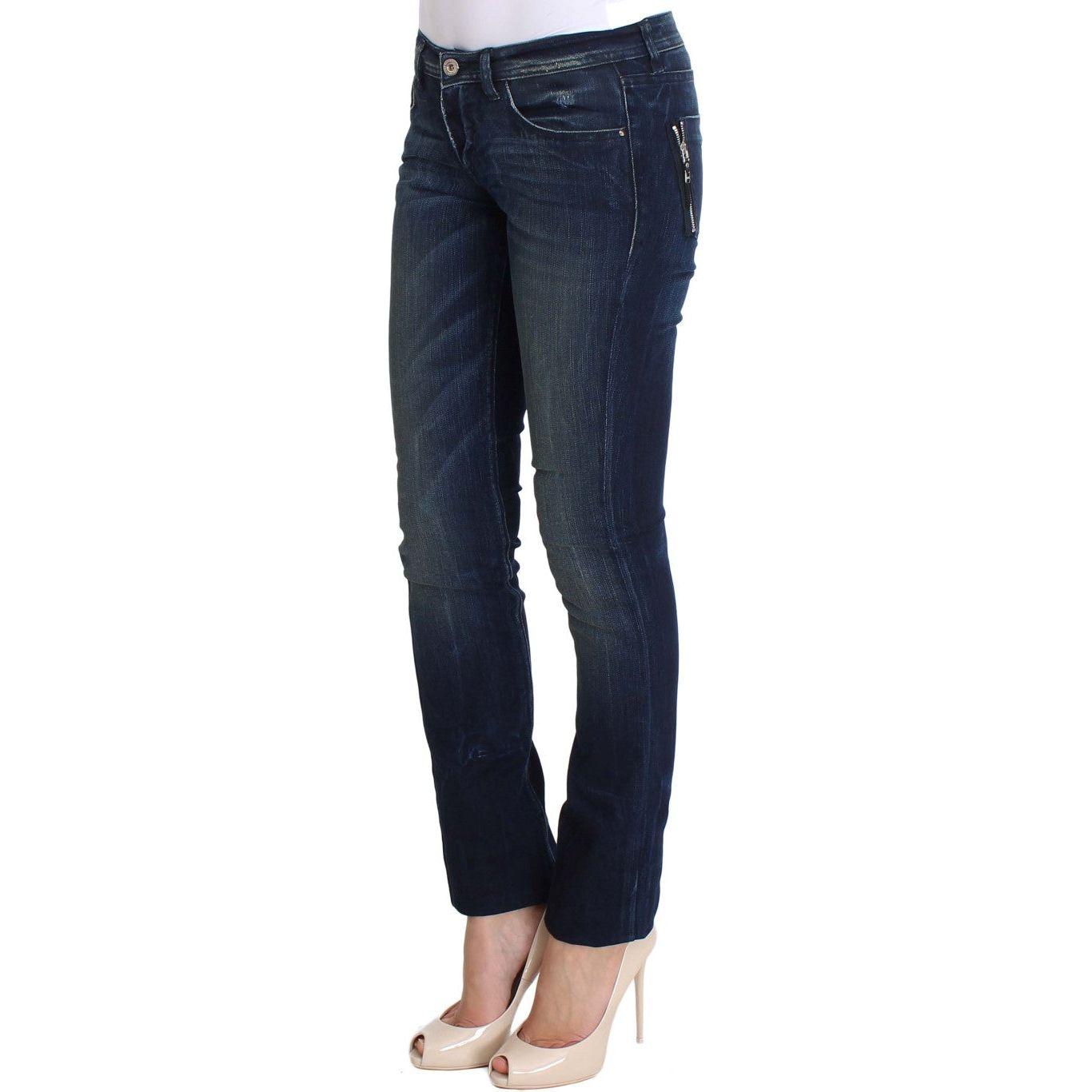 Costume National Chic Slim Fit Skinny Blue Jeans