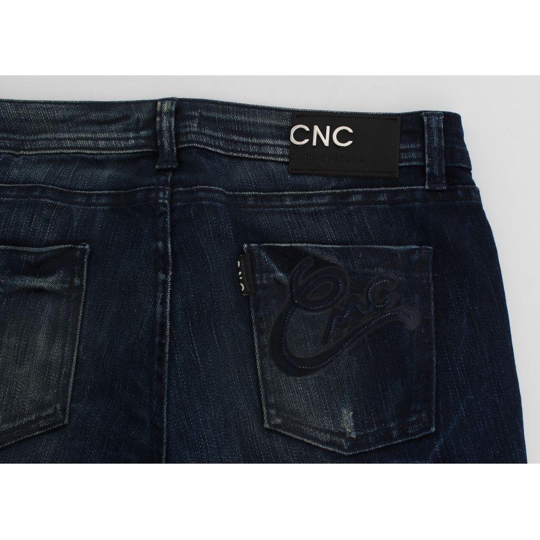 Costume National Chic Slim Fit Skinny Blue Jeans Costume National