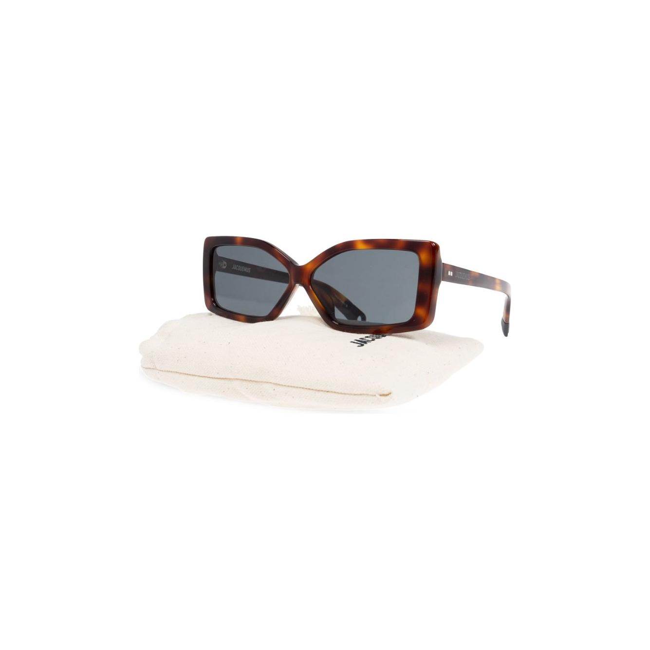 JACQUEMUS Sunglasses Brown Sunglasses JACQUEMUS