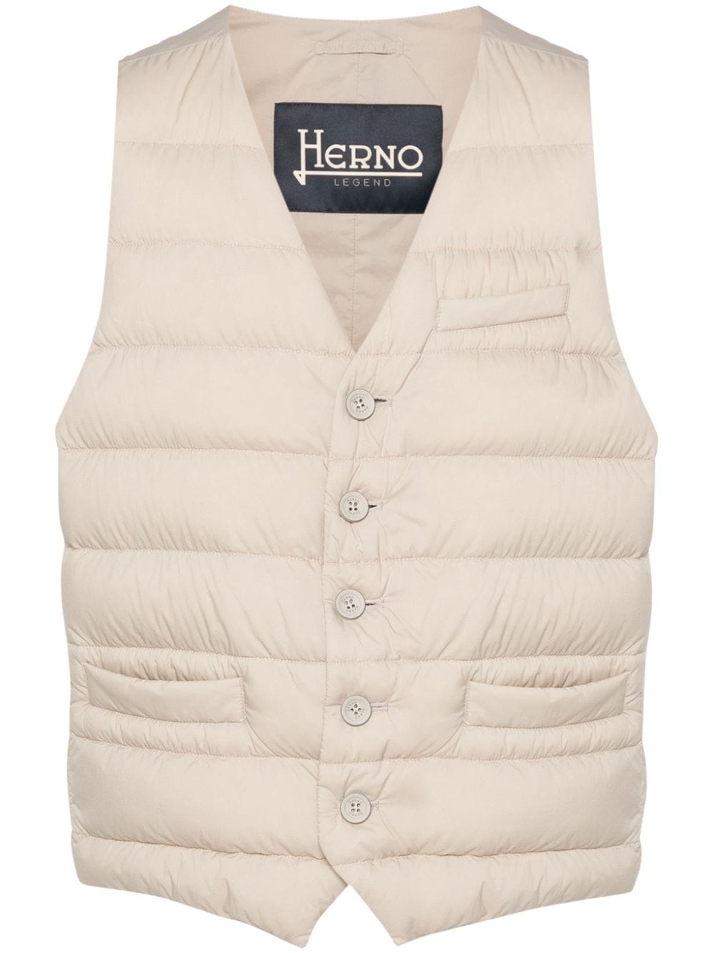 Herno Jackets Beige Vests Herno