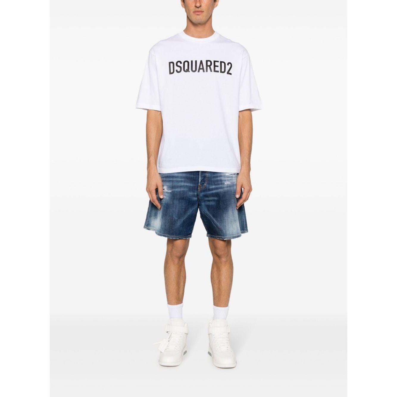 Dsquared2 T-shirts and Polos White Topwear Dsquared2