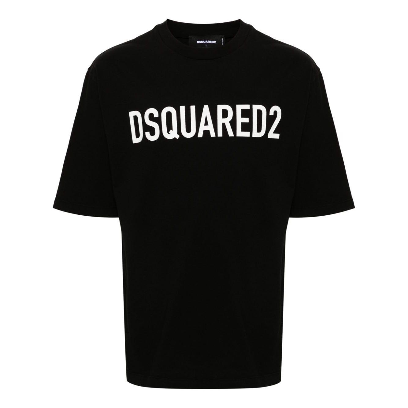 Dsquared2 T-shirts and Polos Black Topwear Dsquared2