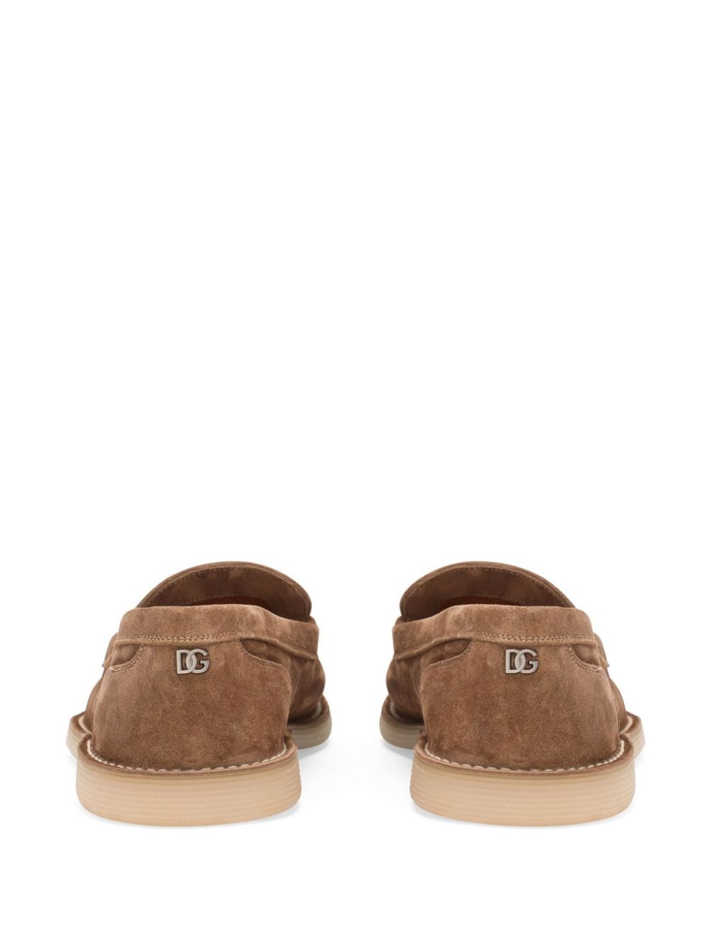 Dolce & Gabbana Flat shoes Beige Moccasins Dolce & Gabbana