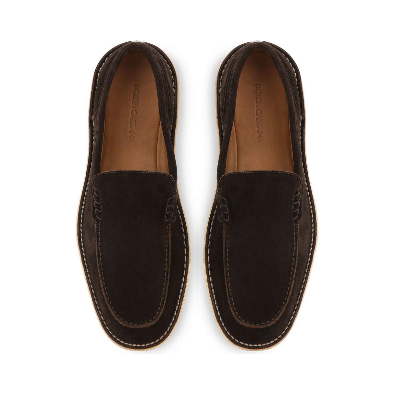 Dolce & Gabbana Flat shoes Brown Moccasins Dolce & Gabbana