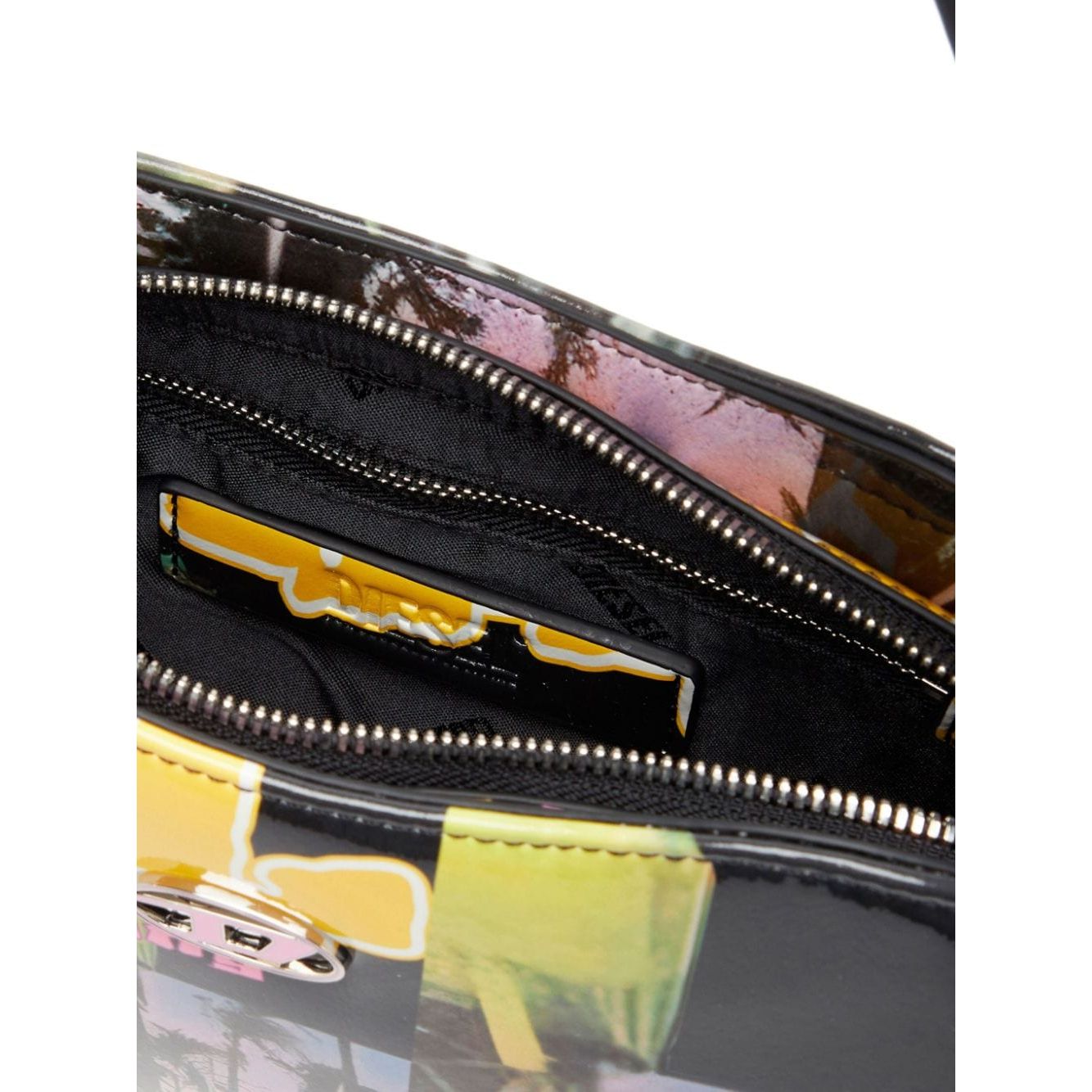 Diesel  photograph print asymmetric design Bag