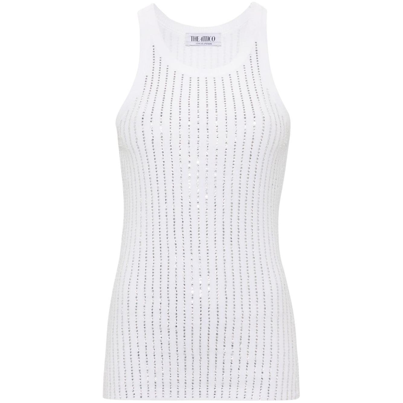 The Attico Top White Topwear The Attico