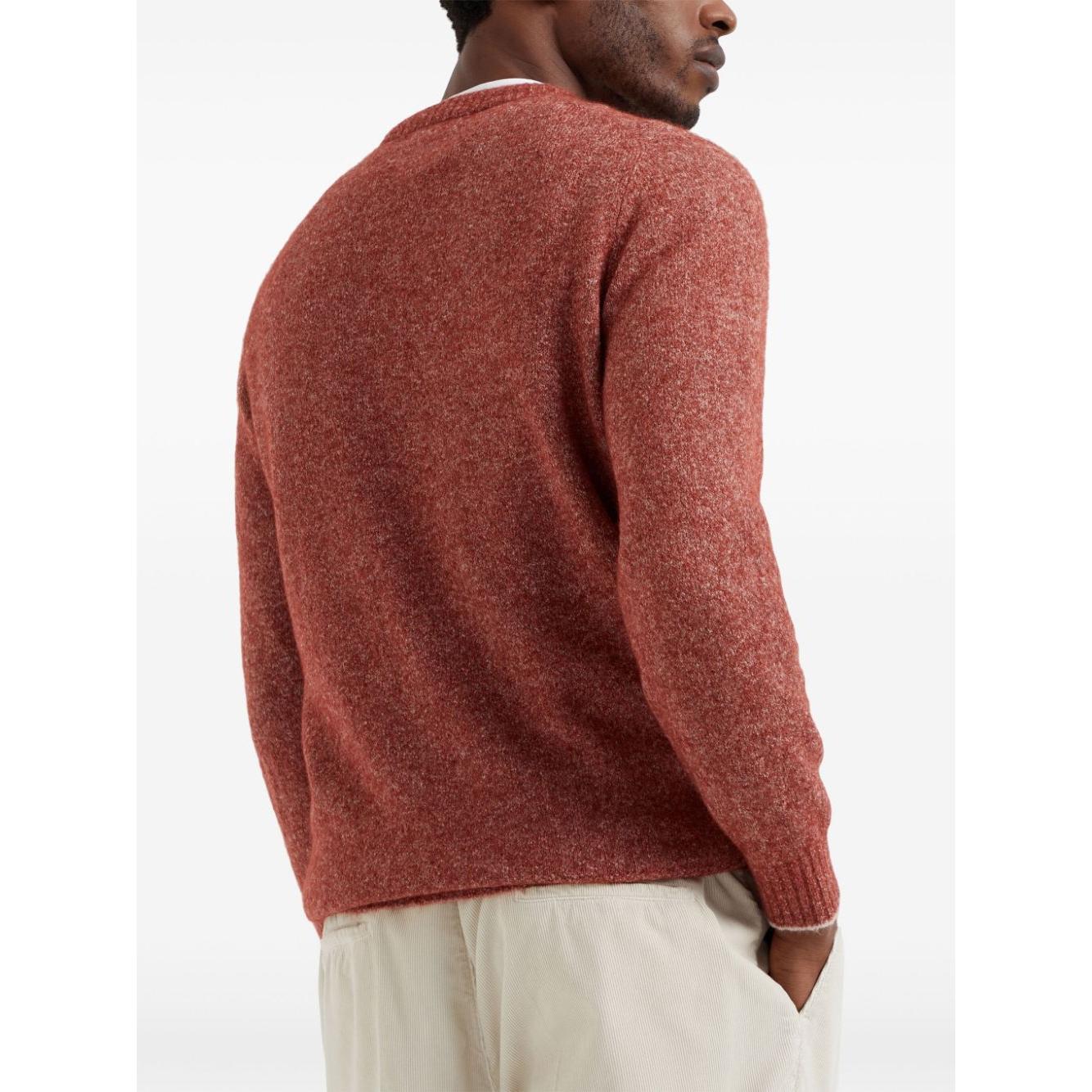 Brunello Cucinelli Sweaters Coral Red Topwear Brunello Cucinelli