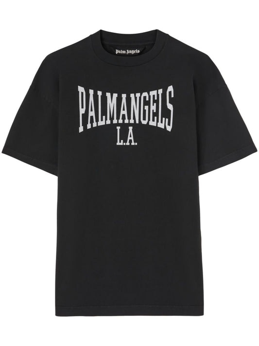 Palm Angels T-shirts and Polos Black Topwear Palm Angels