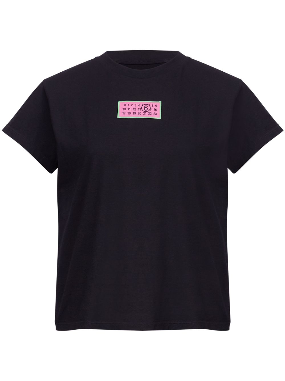 MM6 Maison Margiela T-shirts and Polos Black Topwear MM6 Maison Margiela