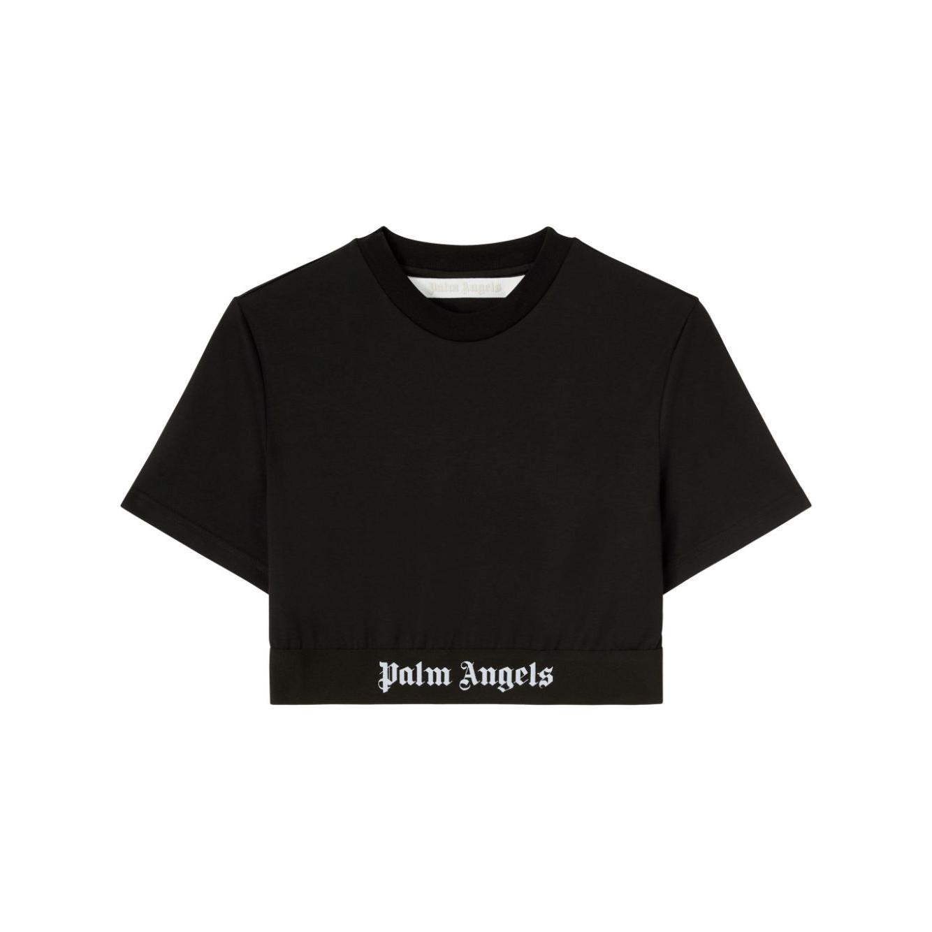 Palm Angels T-shirts and Polos Black Topwear Palm Angels