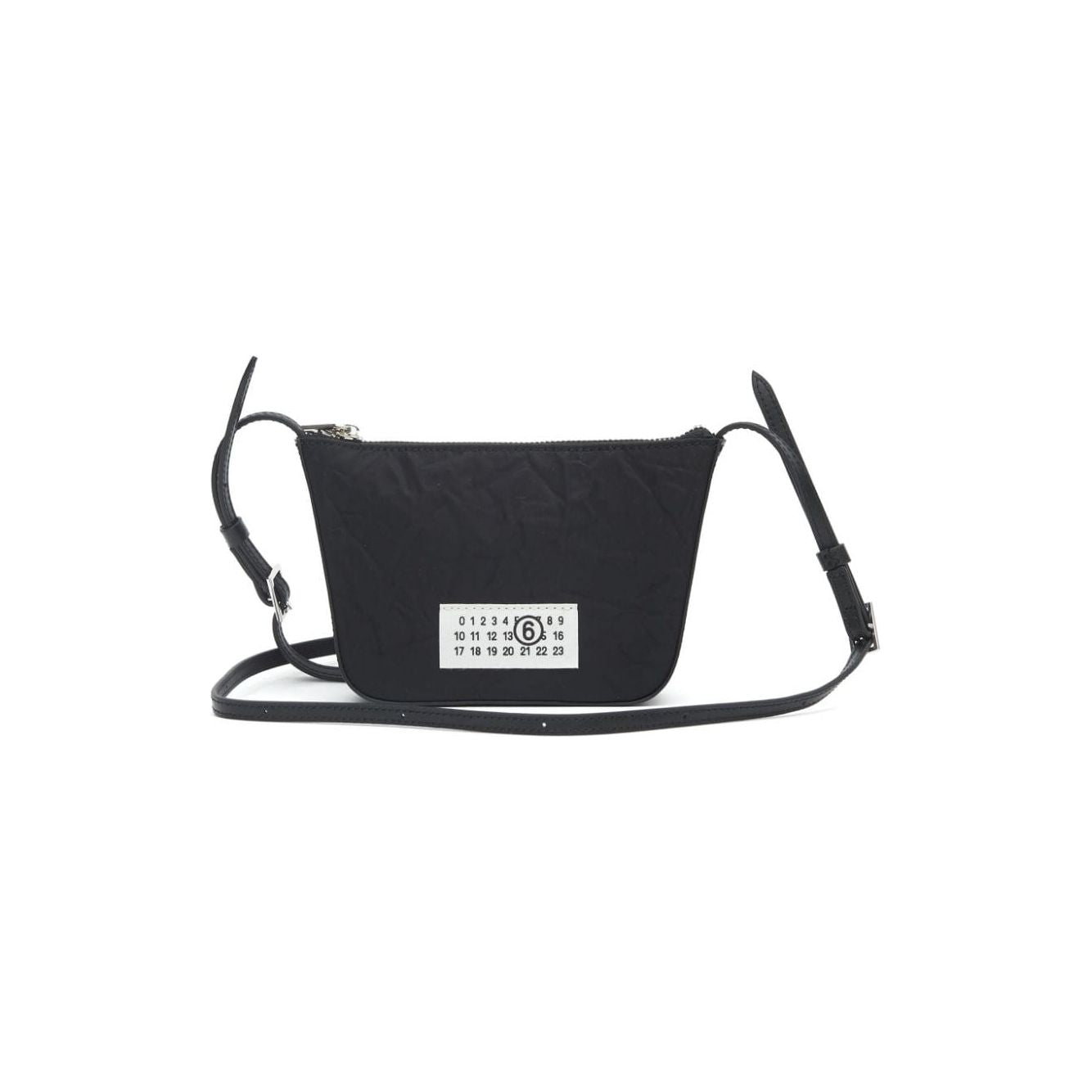 MM6 Maison Margiela Numeric Crossbody Bag Black Clutches MM6 Maison Margiela