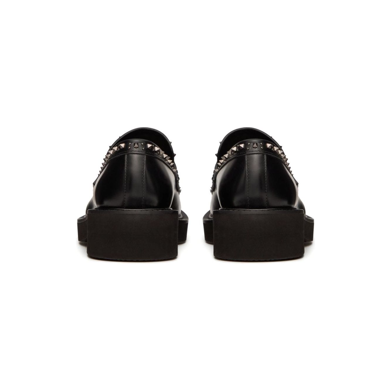 Valentino Garavani Loafers men shoes Black Moccasins Valentino Garavani