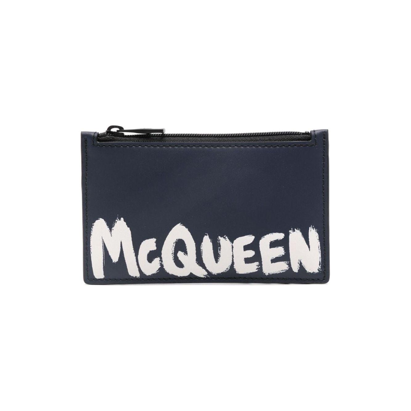 Alexander McQueen Wallets Blue Small Leather Goods Alexander Mcqueen