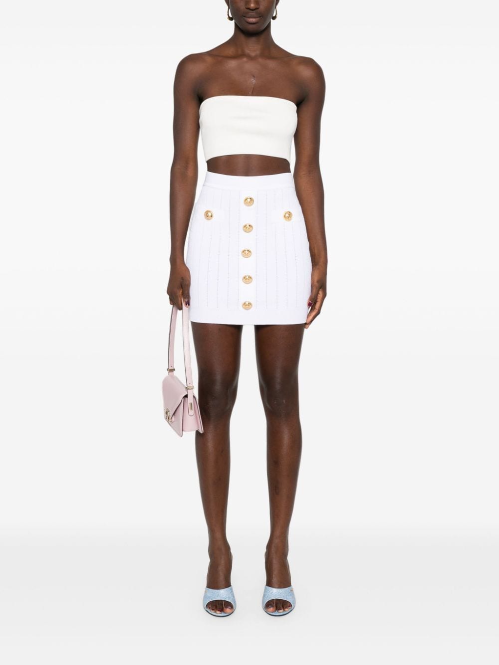 Balmain Skirts White Skirts Balmain