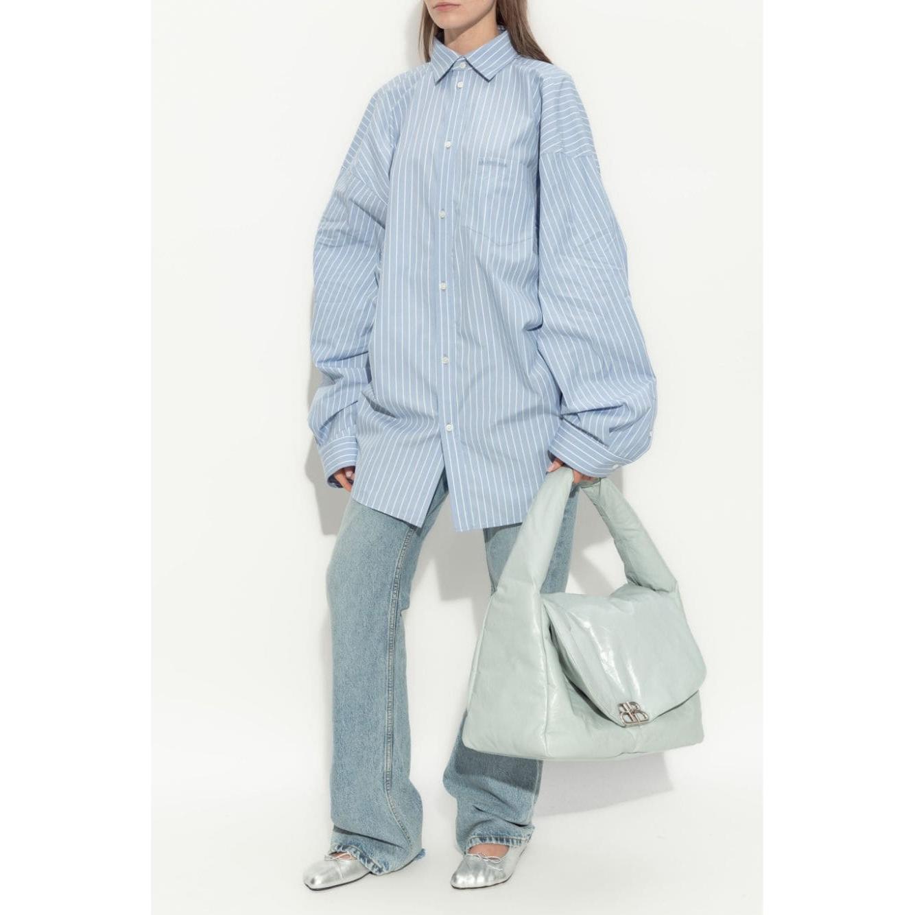 Balenciaga Trousers Clear Blue Trousers Balenciaga