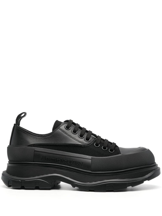 Alexander McQueen calf leather Men Sneakers Black