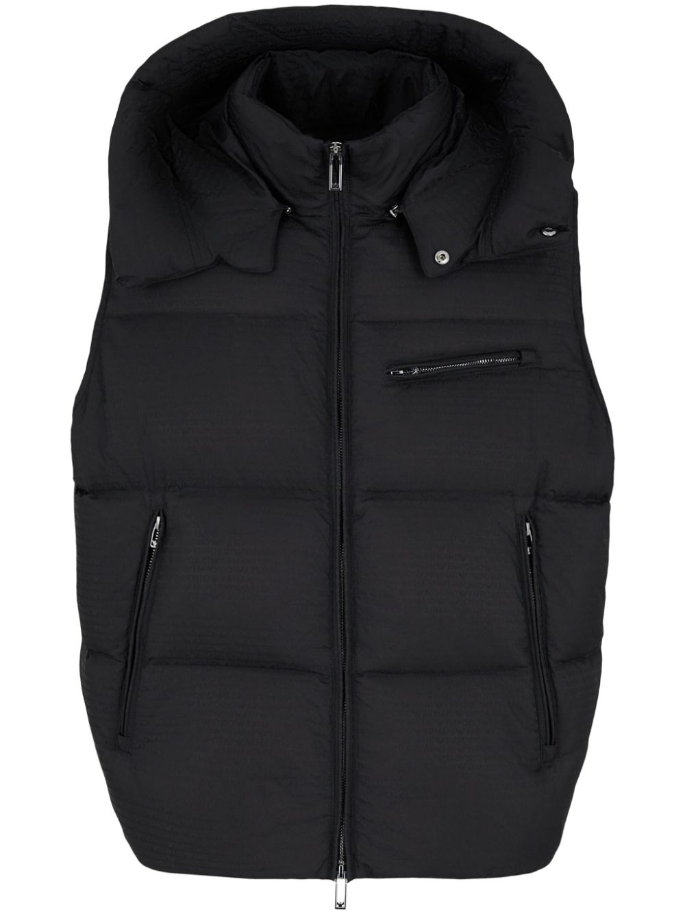 Emporio Armani Emporio Armani Jackets Black Vests Emporio Armani