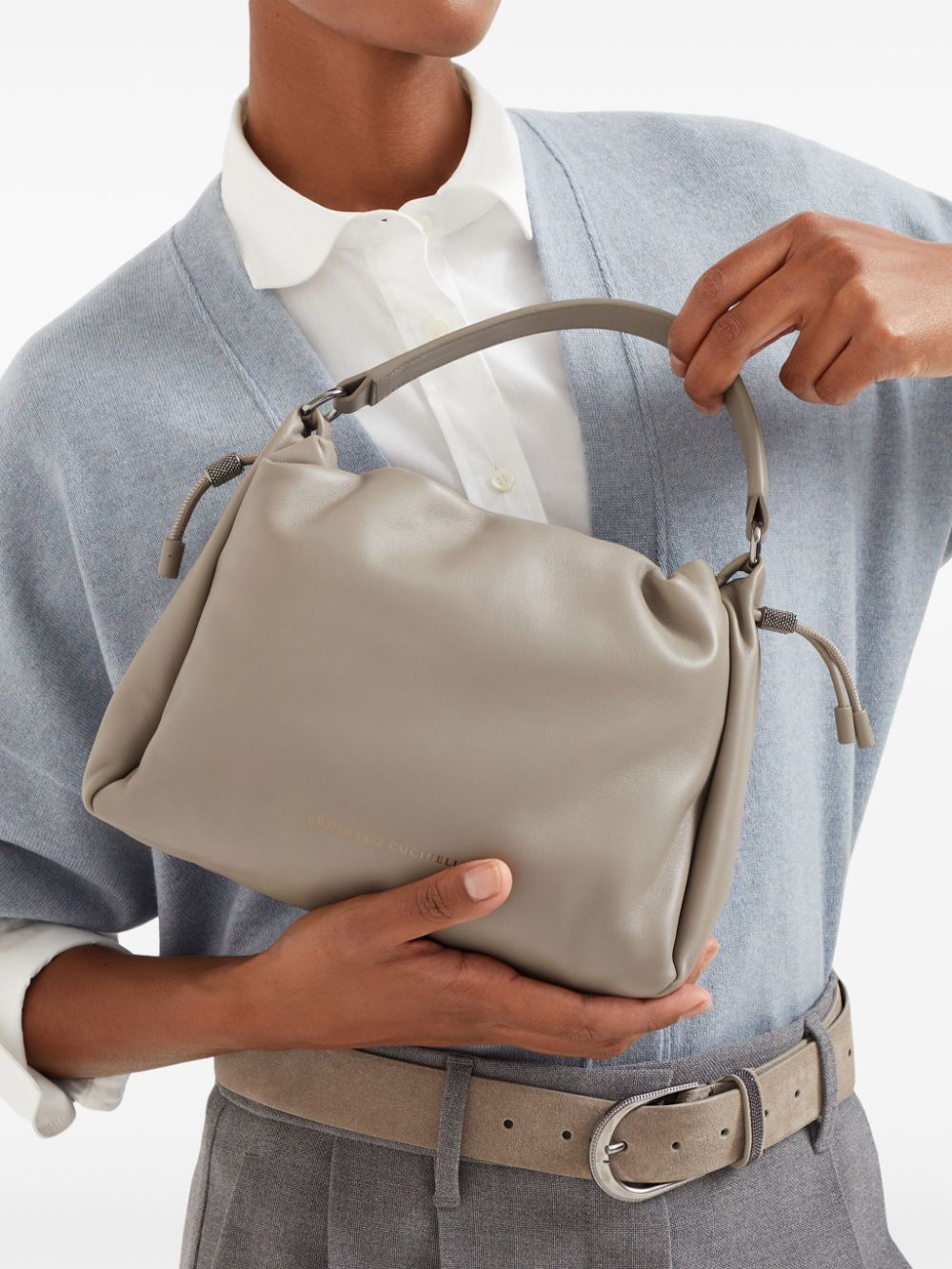 Brunello Cucinelli Bags.. Dove Grey Handbag Brunello Cucinelli