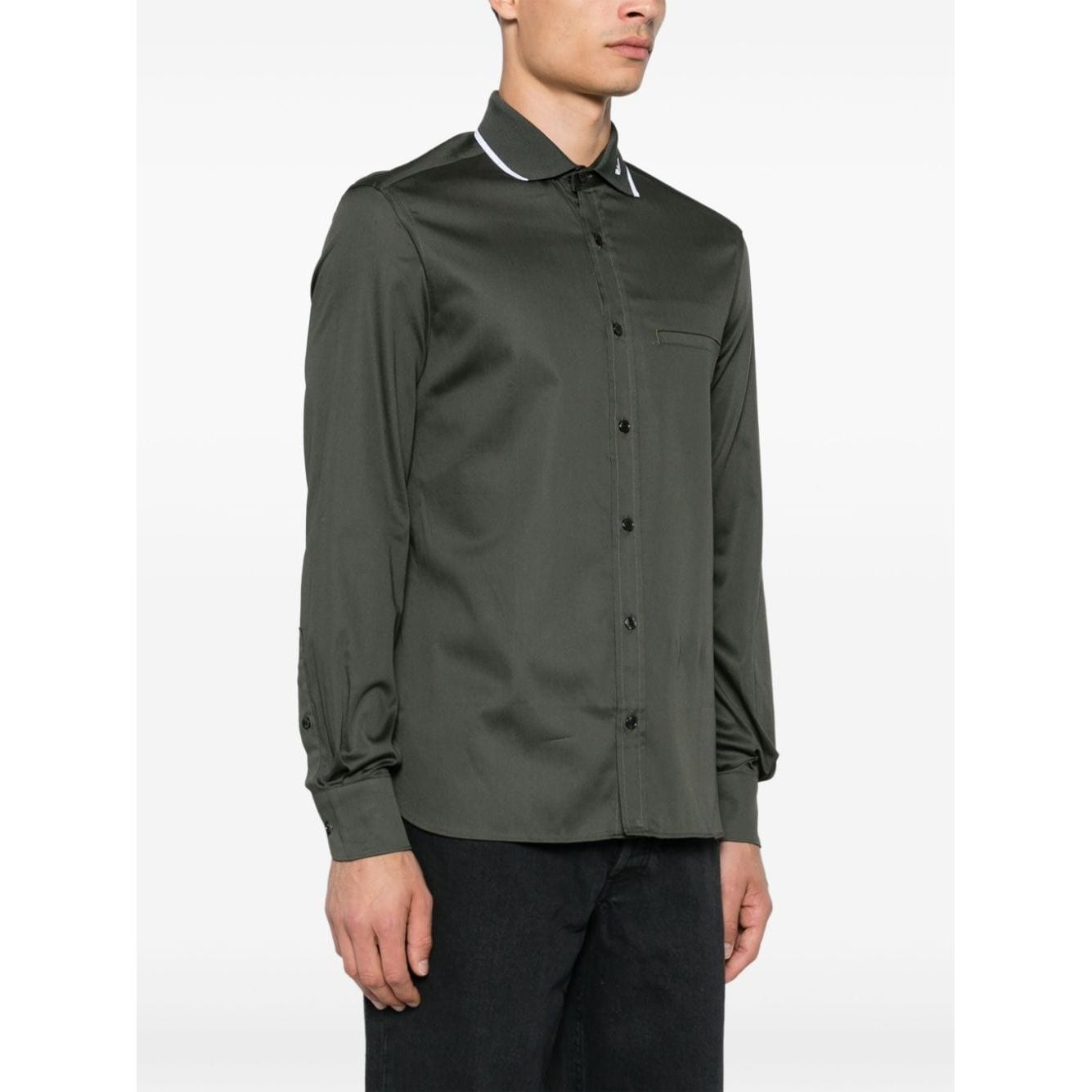 Emporio Armani Shirts Green Shirts Emporio Armani