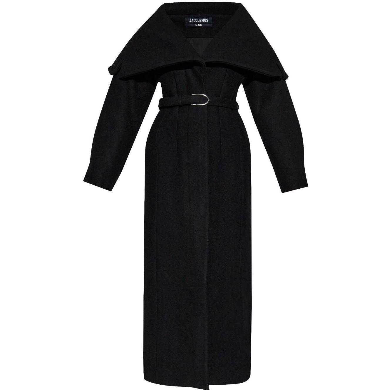 JACQUEMUS Coats Black