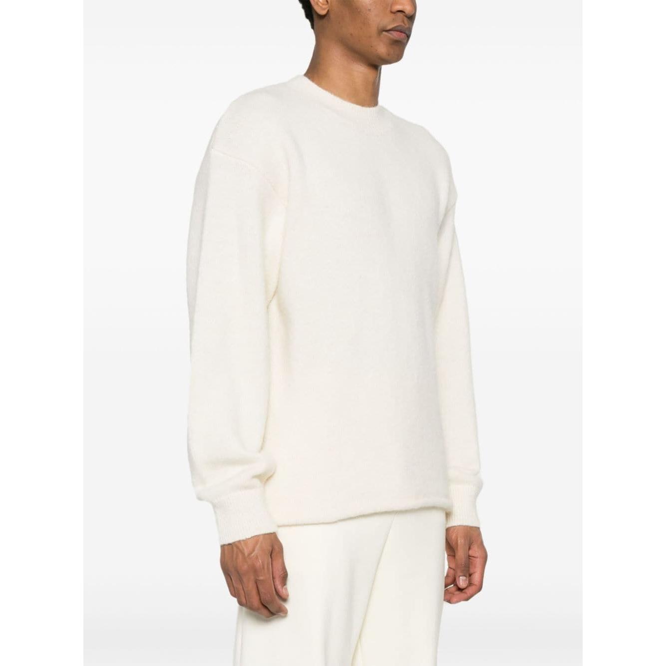 JACQUEMUS alpaca wool-blend men Sweaters Beige Topwear JACQUEMUS