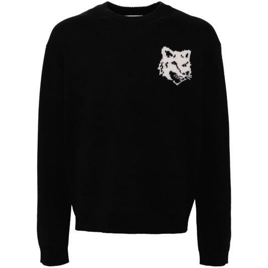 MAISON KITSUNE' Sweaters Black Topwear Maison Kitsune