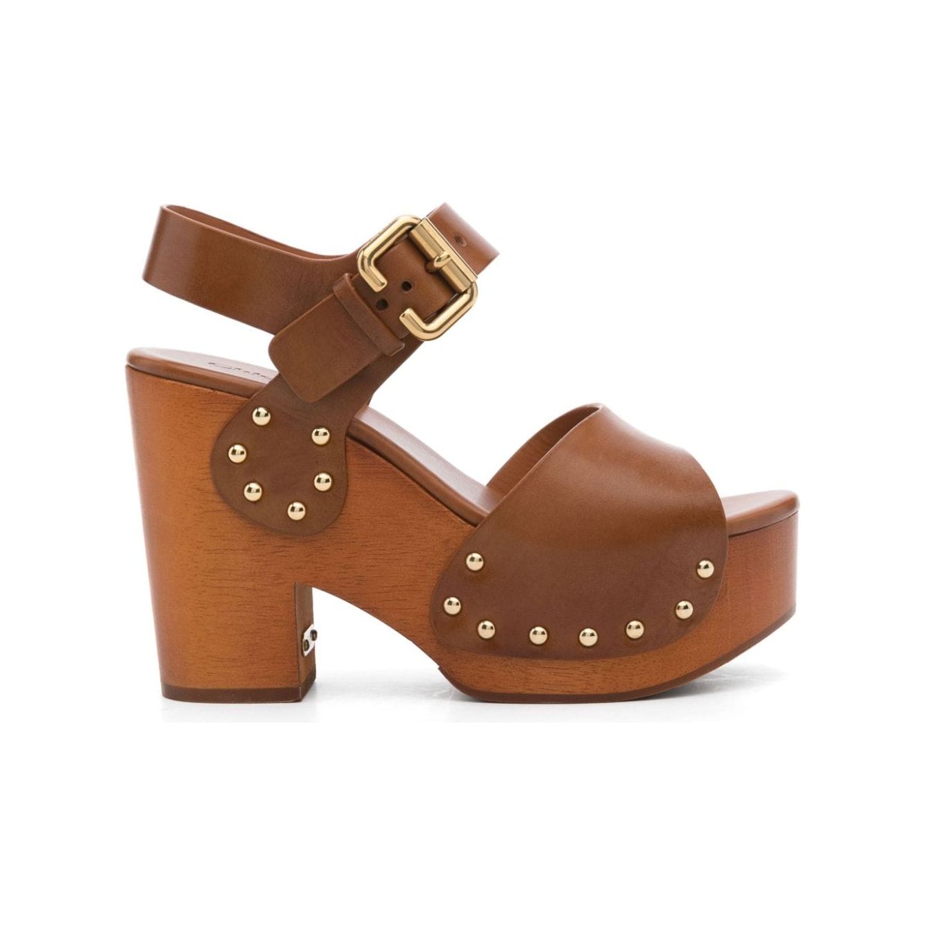 Chloè Sandals Leather Brown