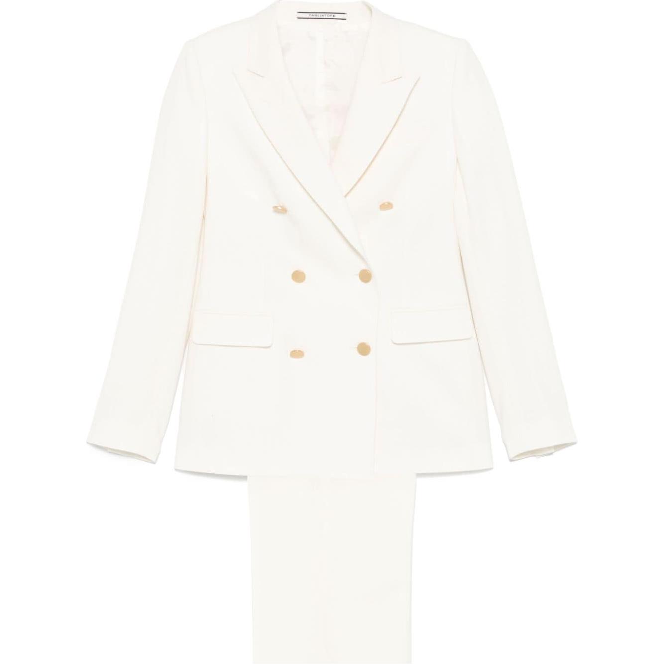 Tagliatore Women Suit in White Dresses Tagliatore