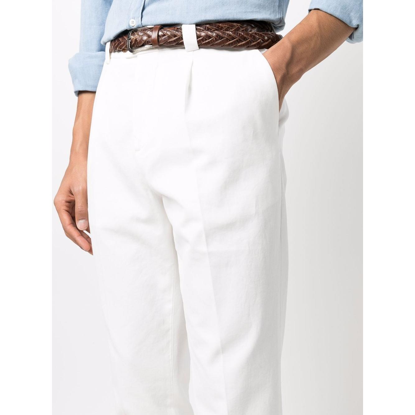 Brunello Cucinelli Trousers White Trousers Brunello Cucinelli