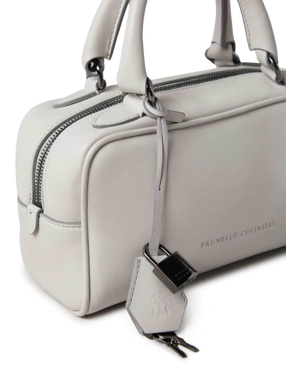 Brunello Cucinelli Bags.. Light Grey Handbag Brunello Cucinelli