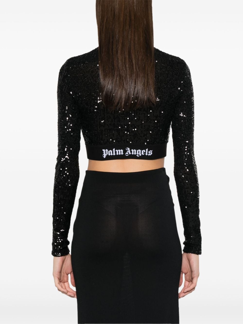 Palm Angels Top Black Topwear Palm Angels