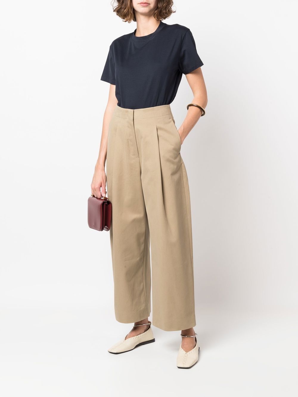 STUDIO NICHOLSON PRE Trousers Beige Trousers Studio Nicholson PRE