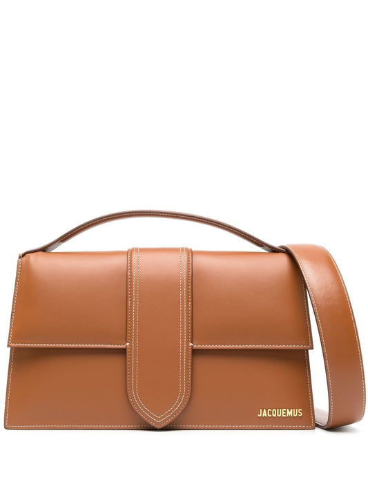 JACQUEMUS JACQUEMUS Bags.. Leather Brown Handbag JACQUEMUS