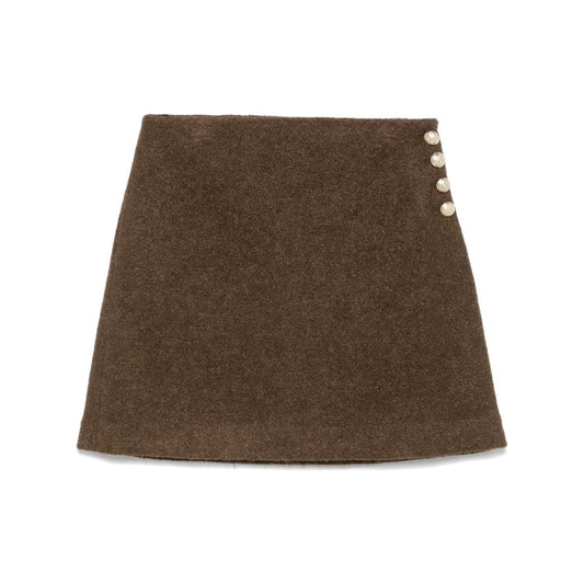 DUNST Skirts Brown Skirts Dunst