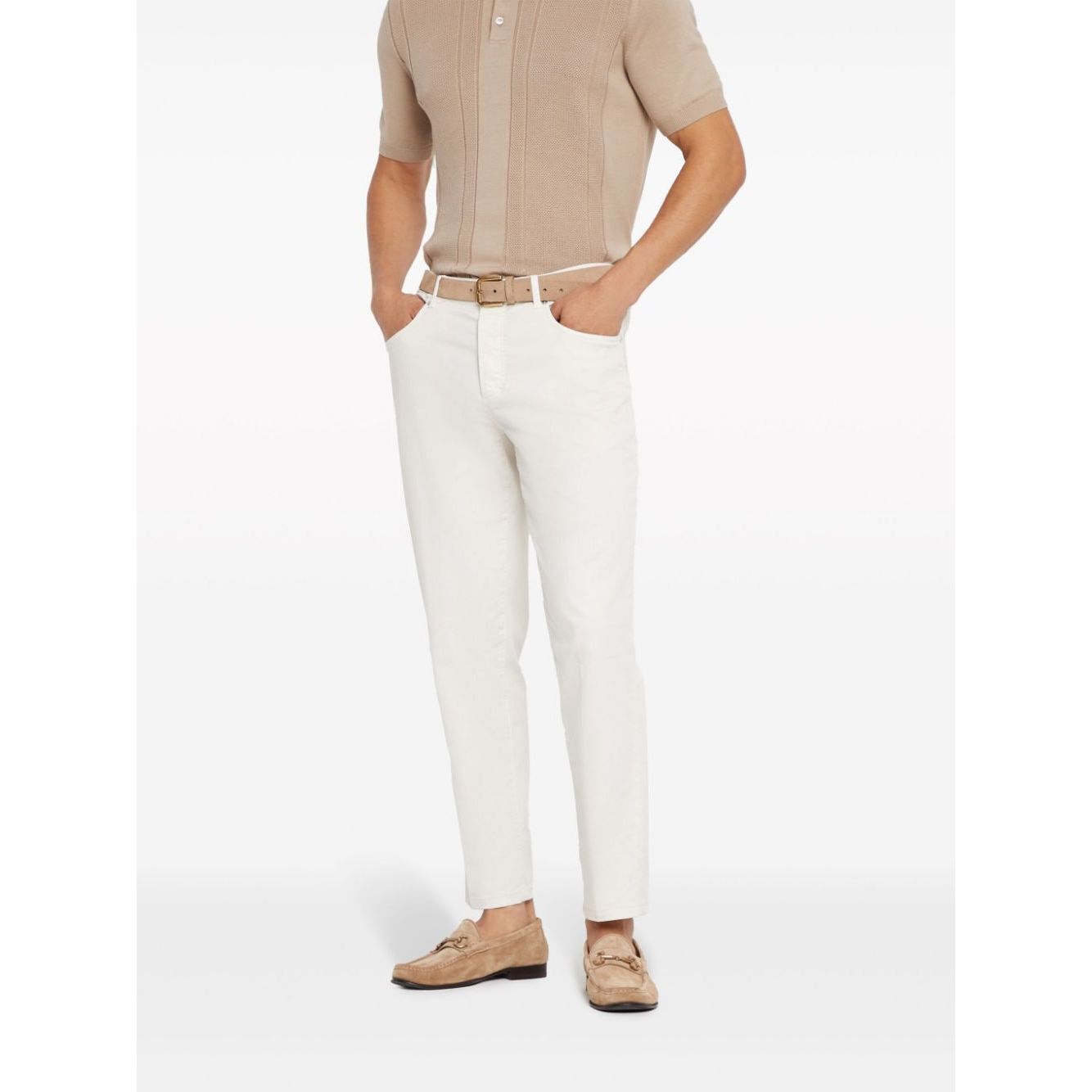 Brunello Cucinelli Trousers White Trousers Brunello Cucinelli