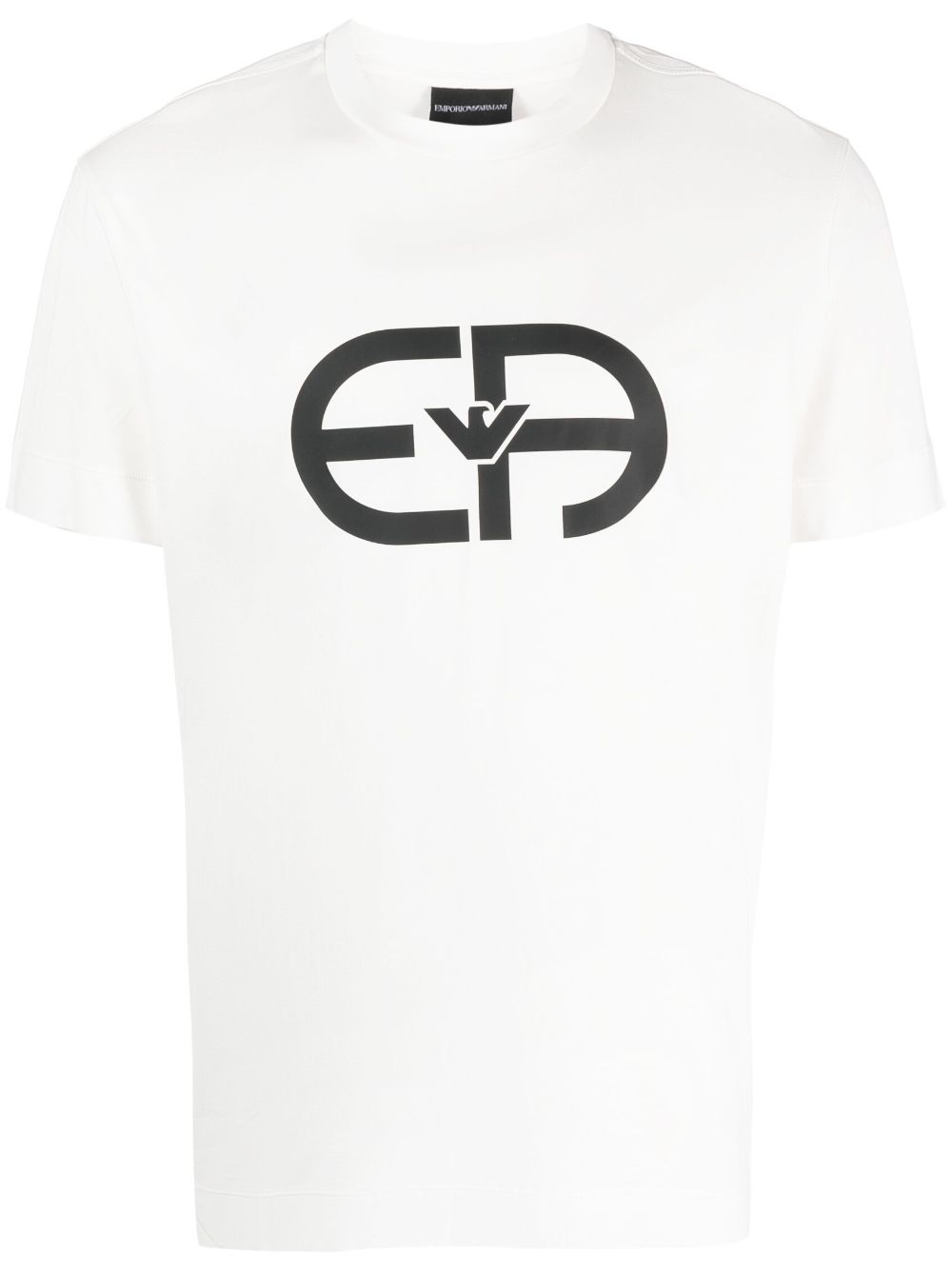 Emporio Armani T-shirts and Polos White Topwear Emporio Armani