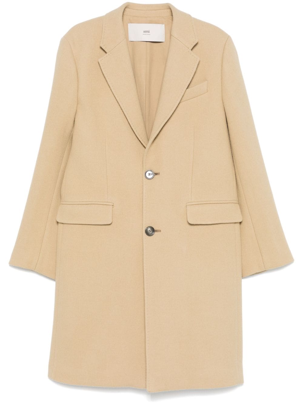 Ami Paris virgin wool men Coats Beige Jackets Ami Paris