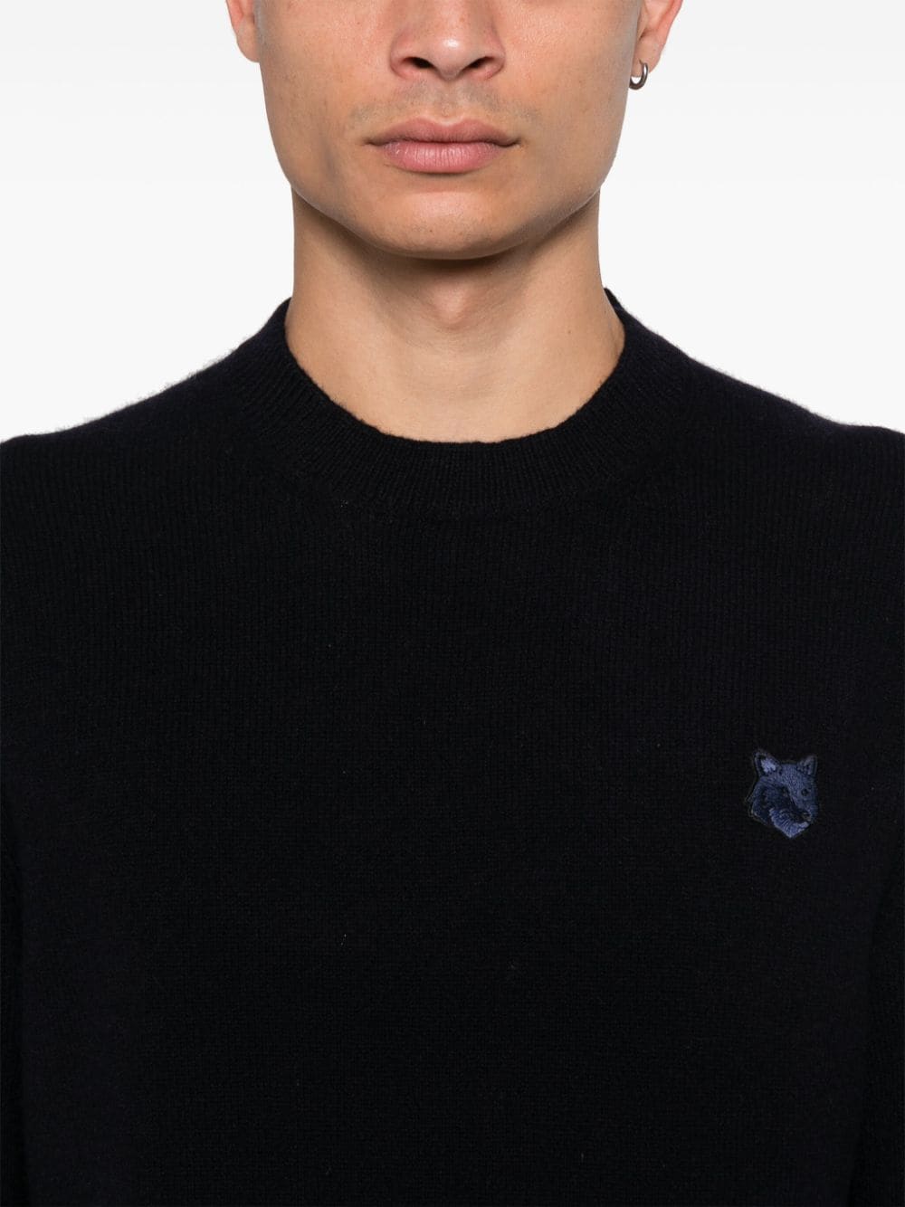 MAISON KITSUNE' Sweaters Blue Topwear Maison Kitsune'