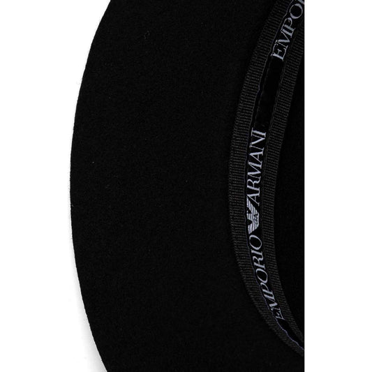 Emporio Armani Hats Black Scarves Hats & Gloves Emporio Armani